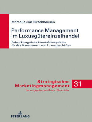 cover image of Performance Management im Luxusguetereinzelhandel
